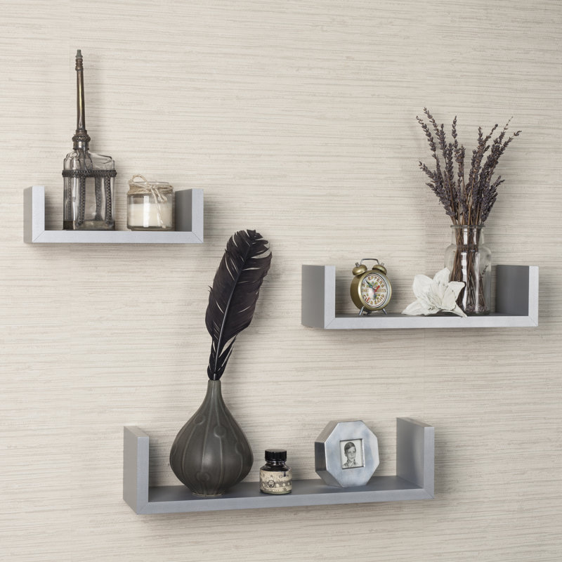Wickes 3 Piece Floating Shelf Set & Reviews AllModern